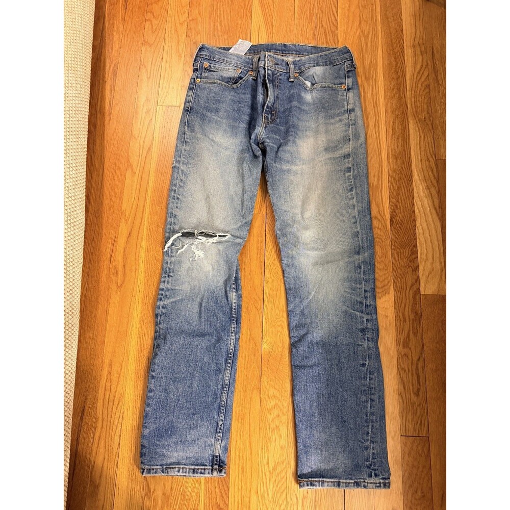 Vintage Levi’s 511 Slim Fit Jeans Men’s 34x32 Distressed Faded Y2K Denim
